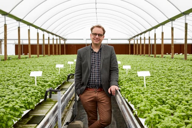 Jan Vydra, executive director of Australian Fresh Leaf Herbs